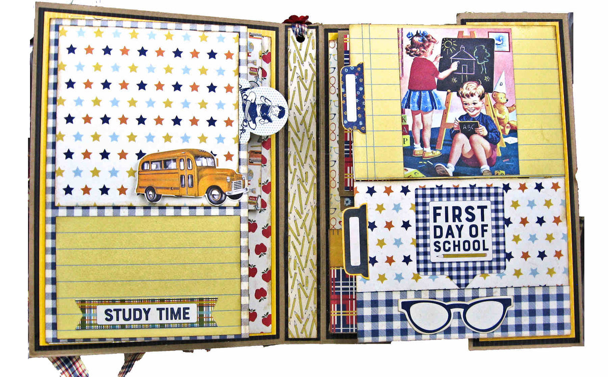 Back to School Folio with Authentique Scholastic Digital Tutorial