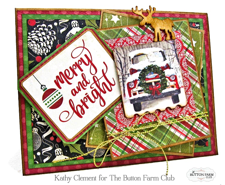 Rejoice Christmas Card Kit by Kathy Clement  - Digital Tutorial