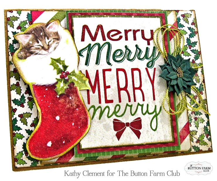 Rejoice Christmas Card Kit by Kathy Clement  - Digital Tutorial