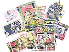 Simple Vintage Indigo Garden Card Kit by Kathy Clement