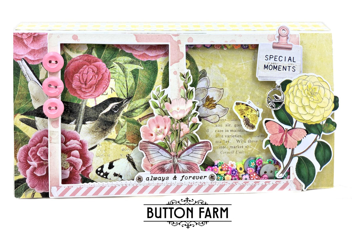 Simple Vintage Indigo Garden Card Kit by Kathy Clement