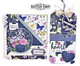Simple Vintage Indigo Garden Card Kit by Kathy Clement
