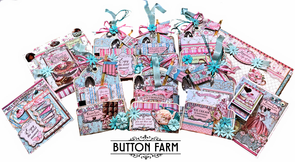 Stamperia Sweety Treat Tags & Interactive Cards Creativity Kit - Digital Tutorial