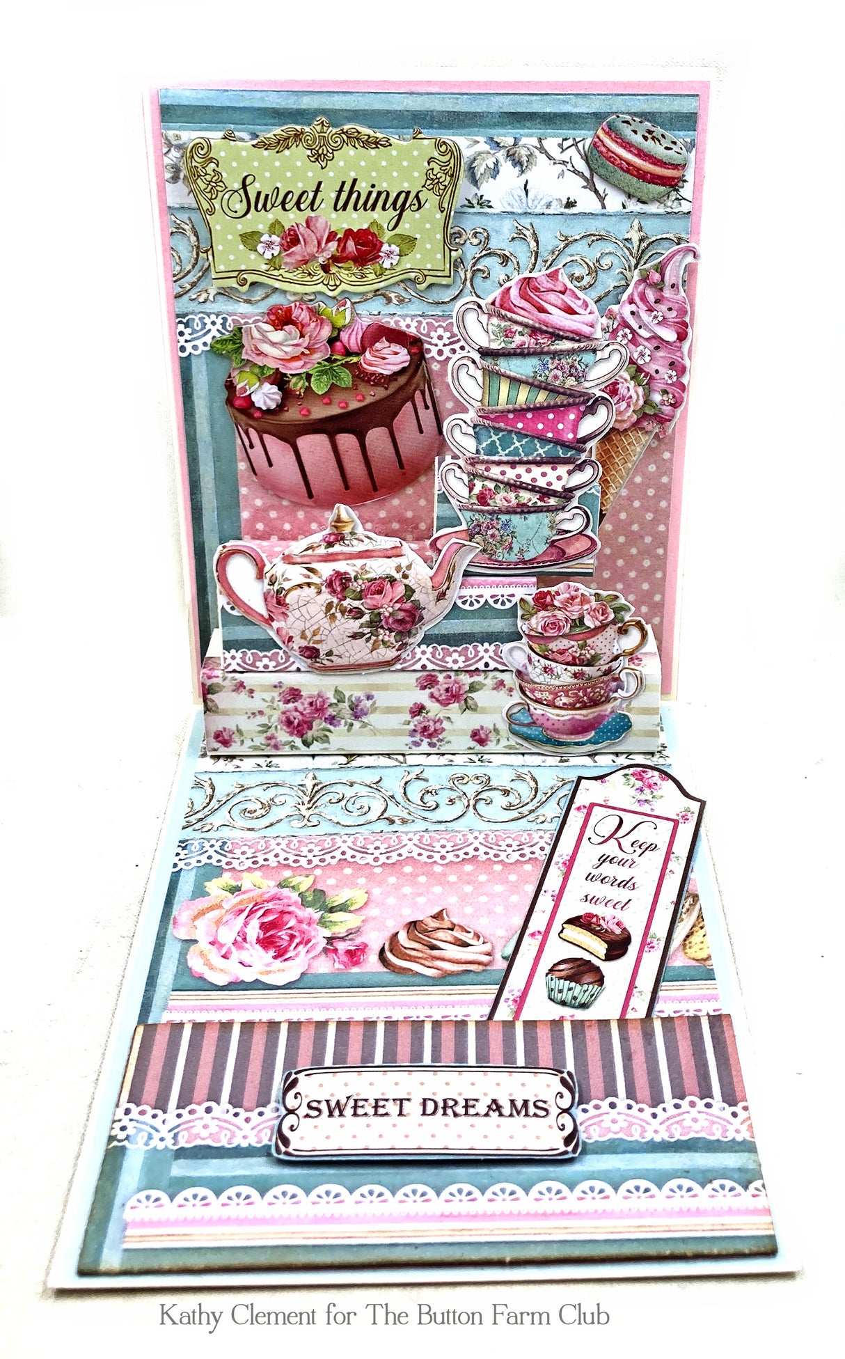 Stamperia Sweety Treat Tags & Interactive Cards Creativity Kit - Digital Tutorial