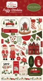 Hello Christmas Puffy Stickers