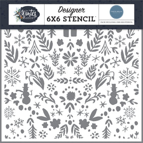 Winter Market  - Winter Wonderland Stencil