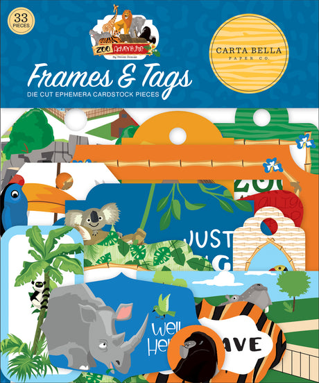 Zoo Adventure Frames & Tags