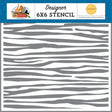 Zoo Adventure - Tiger Stencil