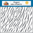 Zoo Adventure - Zebra Stencil