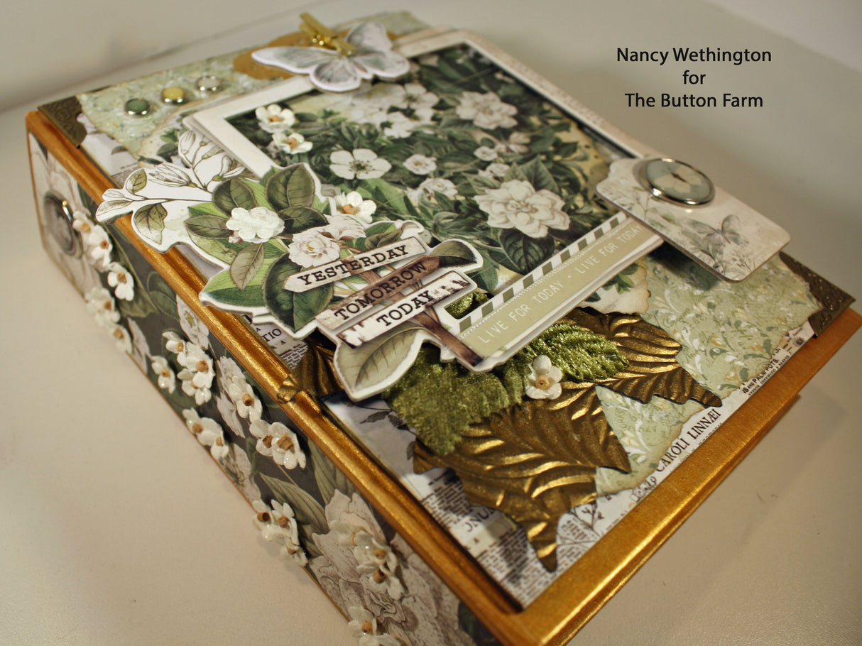 Weathered Garden Mini Album - Digital Tutorial