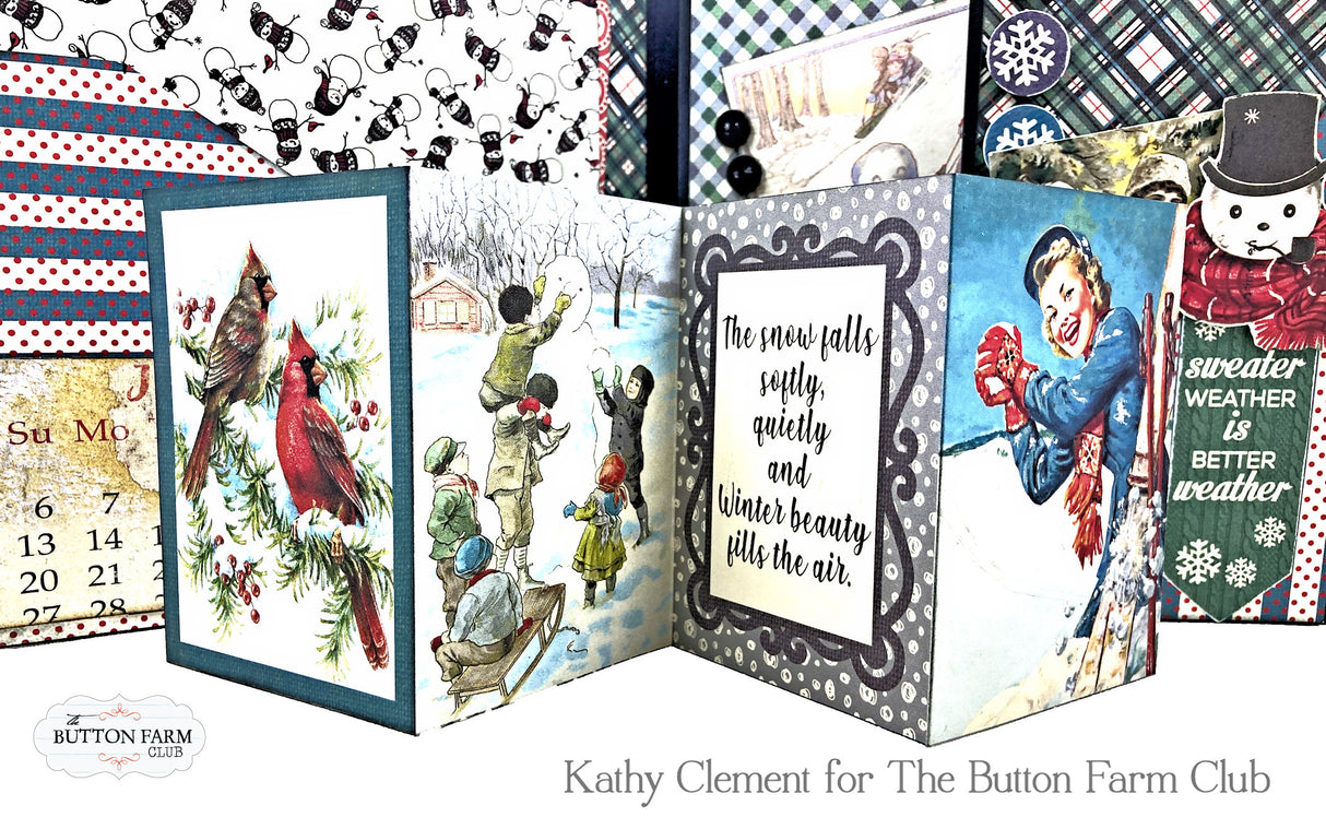 Snow Fall Folio ~ Digital Tutorial