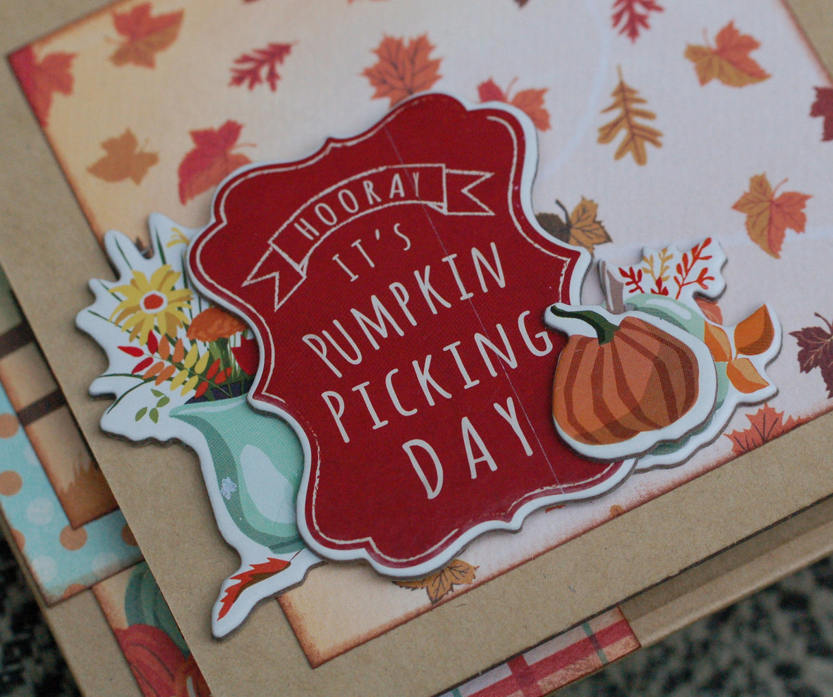 Fall Break  Button Farm Club Mini Album ~  Digital Tutorial