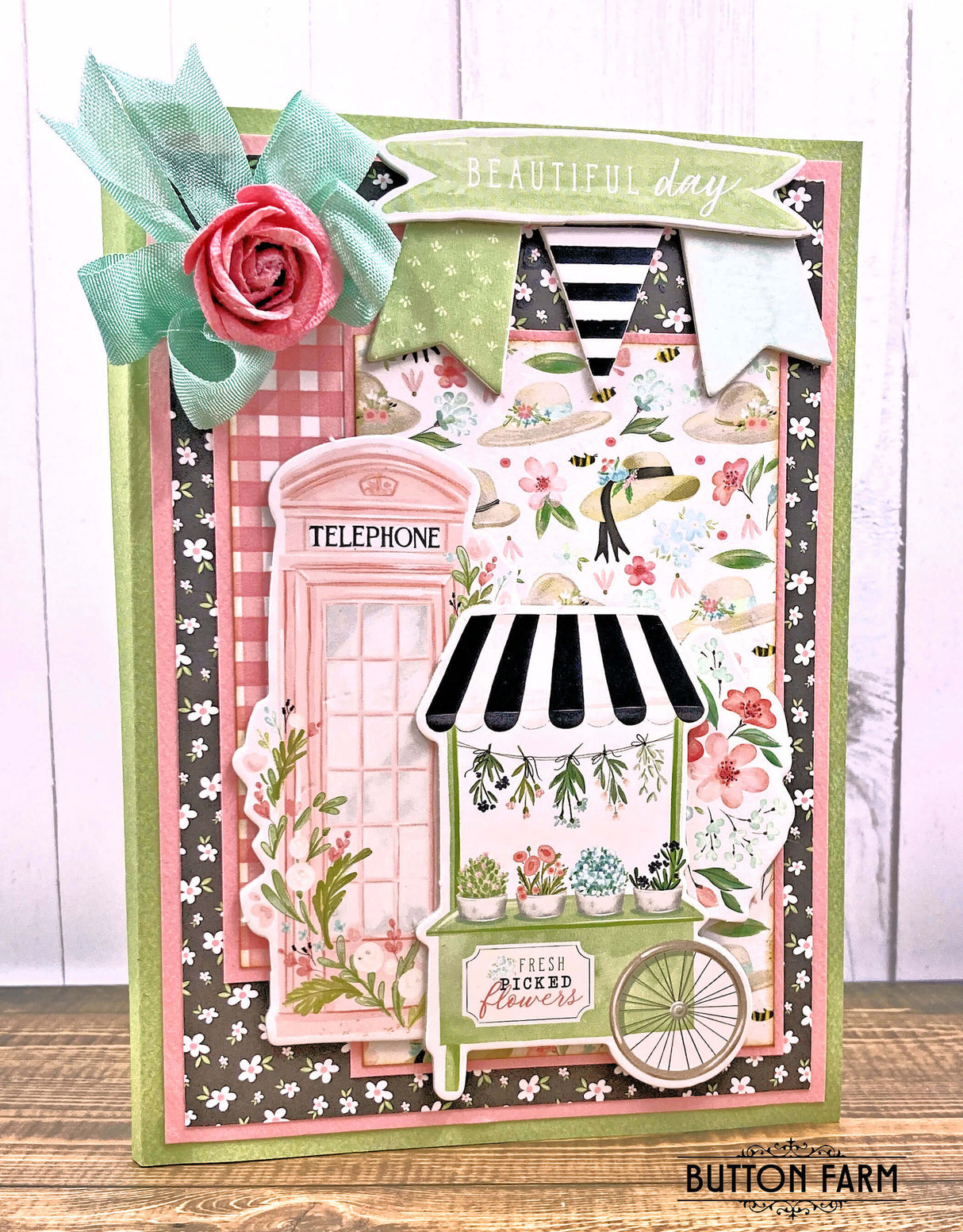 Carta Bella Flower Garden Card Kit by Kathy Clement - Digital Tutorial