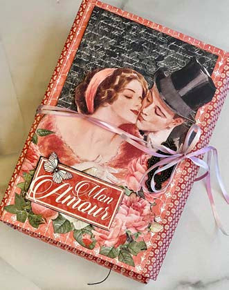 Graphic 45 Monthly Class Series Vol 12 2022  - Mon Amour – Quad-Folio Interactive Album