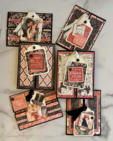 Graphic 45 Card Kit Vol 12 2022  - Mon Amour — Romantic Card Set
