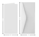 Slimline Card & Envelope Pack - Ivory