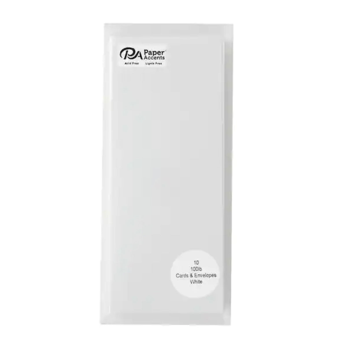 Slimline Card & Envelope Pack - Ivory