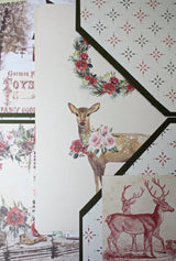 Christmas in the Country Mini Book by Nancy Wethington ~ Digital Tutorial