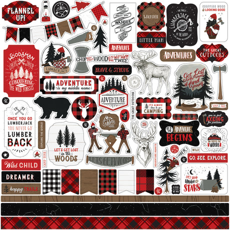 Let's Lumberjack Element Sticker