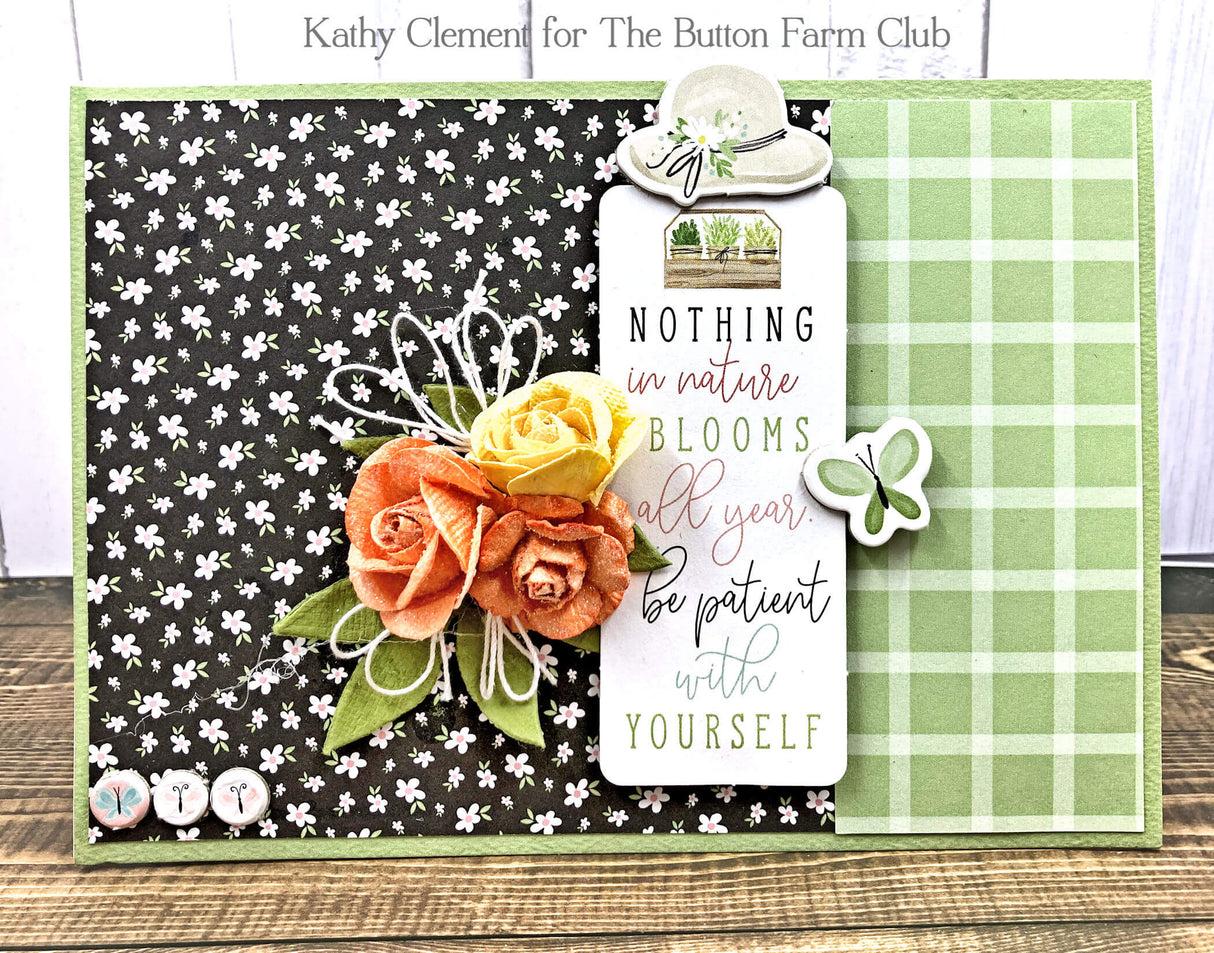 Carta Bella Flower Garden Card Kit by Kathy Clement - Digital Tutorial