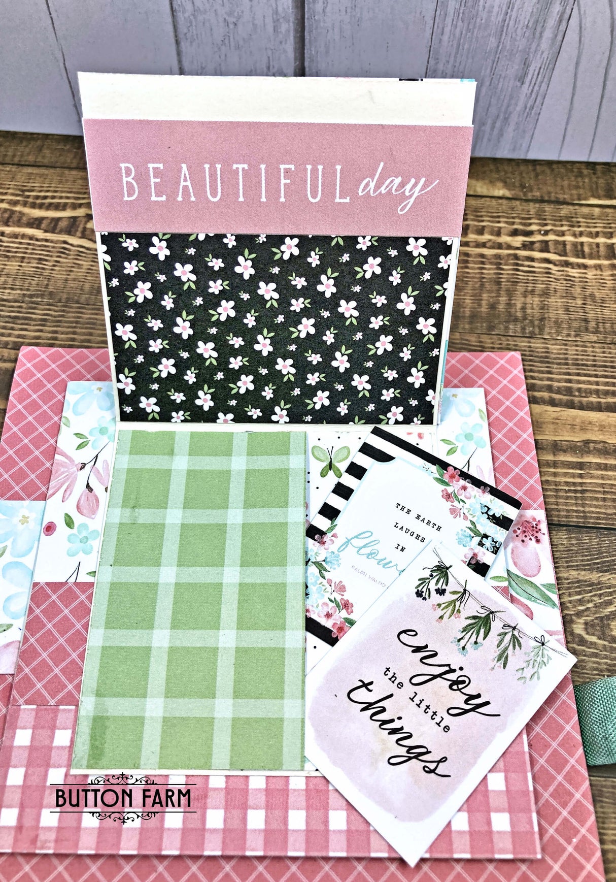 Carta Bella Flower Garden Card Kit by Kathy Clement - Digital Tutorial