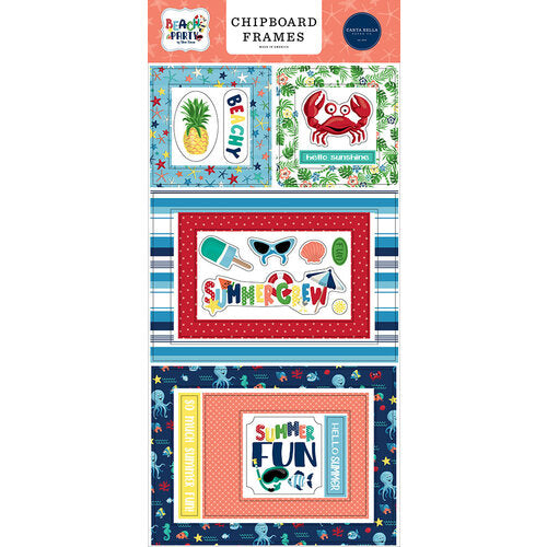 Beach Party Collection - Chipboard Frames