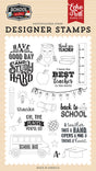 School Rules - Study Hard Stamp Set