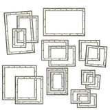 Vintage Artistry Everywhere Collection - Chipboard Set - Map Frames