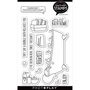 Say It With Stamps Collection - Clear Photopolymer Stamps -Bubble Bath