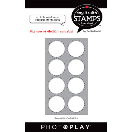 Say It With Stamps Collection - Dies - Circle Windows #6