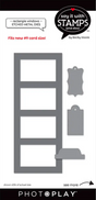 Say It With Stamps Rectangle Window Dies