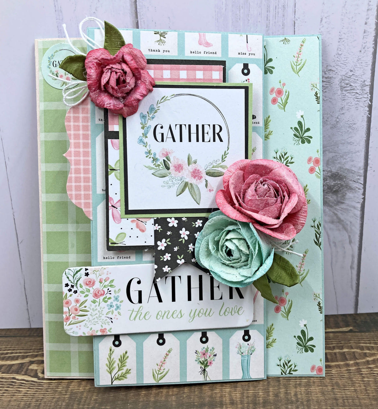 Carta Bella Flower Garden Card Kit by Kathy Clement - Digital Tutorial