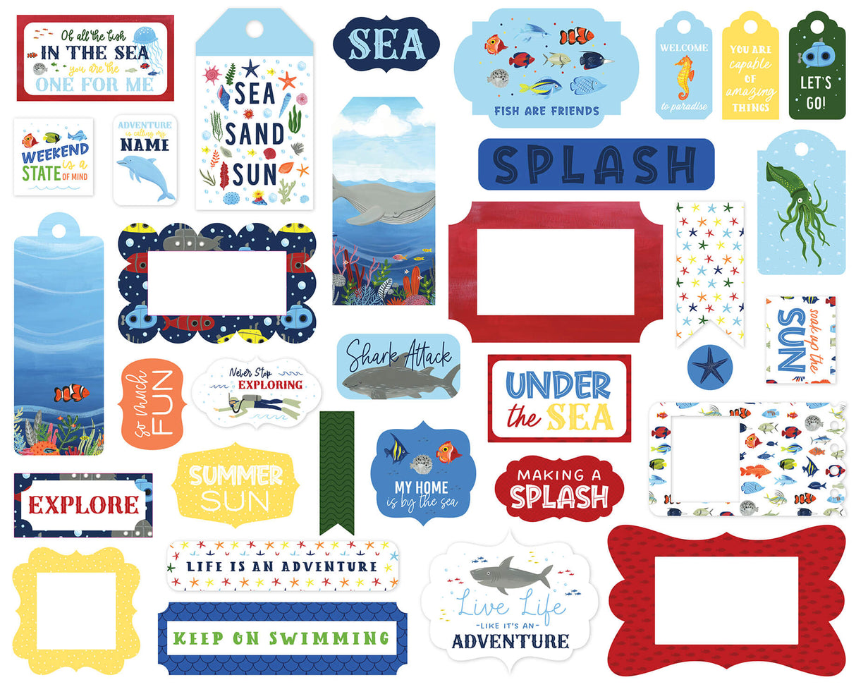 Under Sea Adventures Frames & Tags