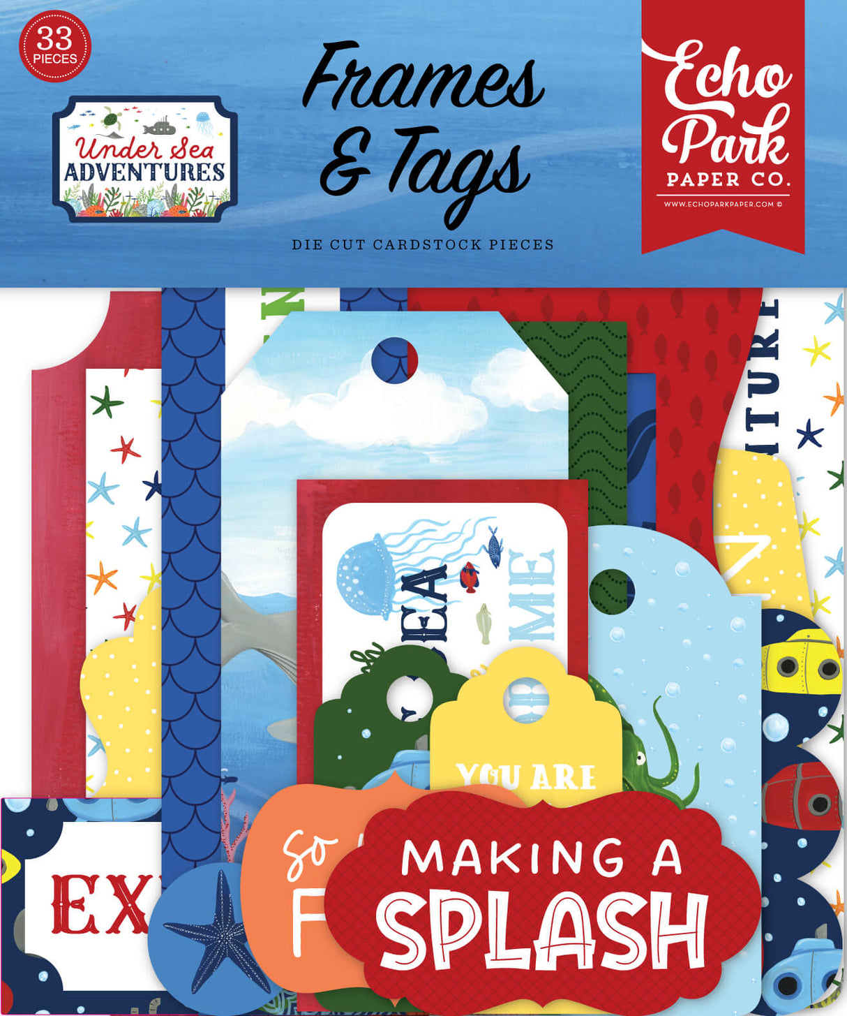 Under Sea Adventures Frames & Tags