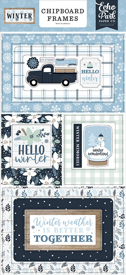 Winter 6x13 Chipboard Frames