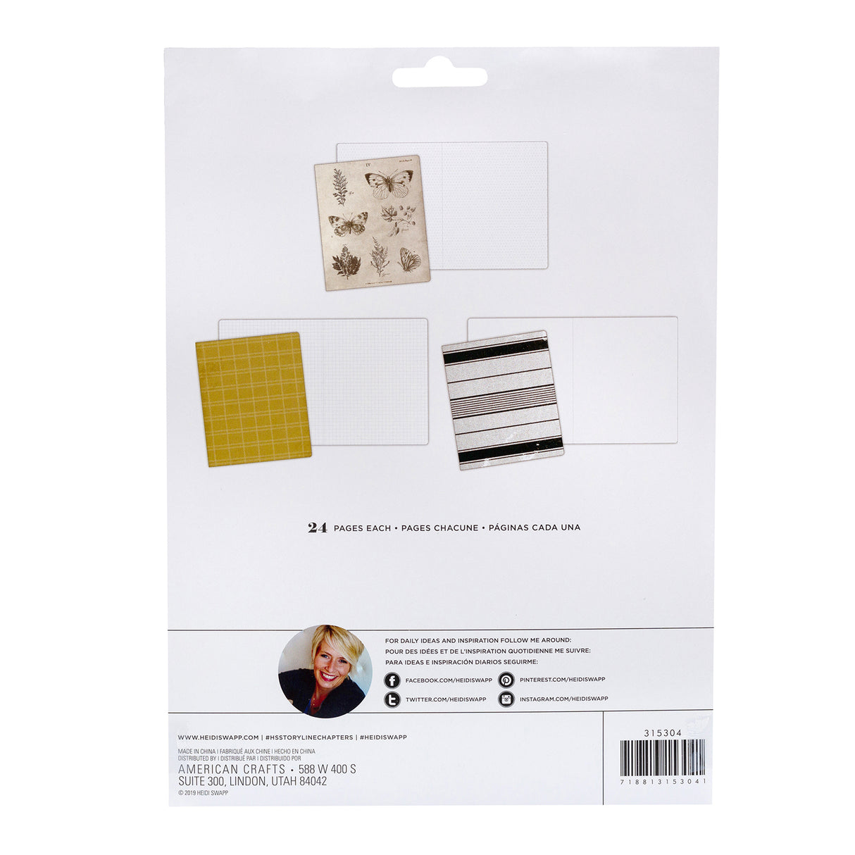 Storyline Chapters Insert Book Set by Heidi Swapp