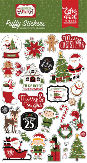 Christmas Magic Puffy Stickers