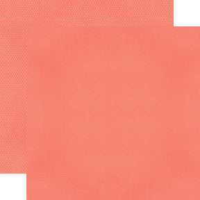 Color Vibe 12x12 Textured Cardstock - Coral