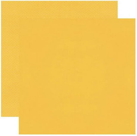 Color Vibe 12x12 Textured Cardstock - Dandelion