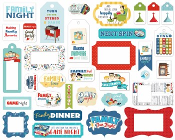 Family Night Frames & Tags