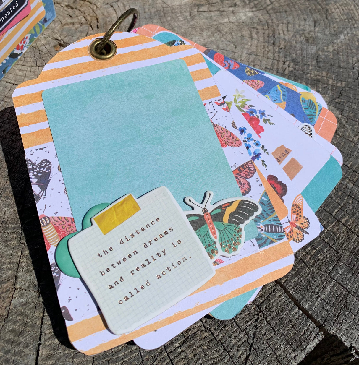 Painted Floral Book Box Button Farm Club Kit
