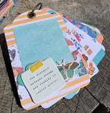 Painted Floral Book Box Button Farm Club Kit