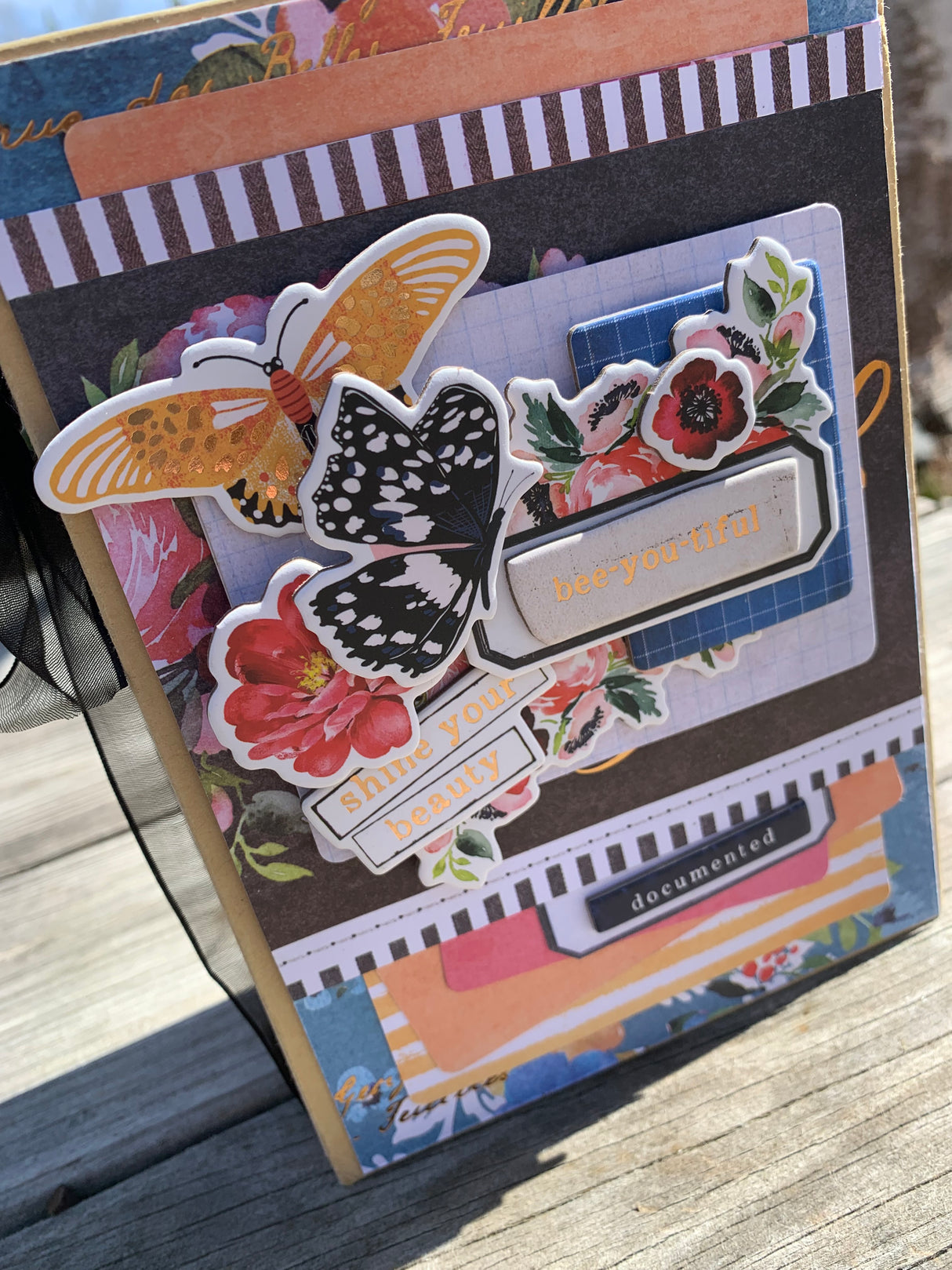 Painted Floral Book Box Button Farm Club Kit