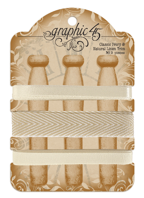 Classic Ivory & Natural Linen Trim
