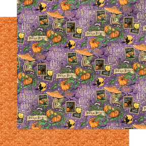 Midnight Tales Collection Double-Sided Cardstock - Hocus Pocus