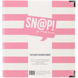6x8 SN@P! Binder Pink Stripe by Simple Stories