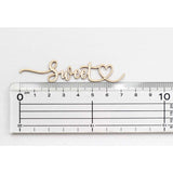 Sweet Embellishment Chipboard