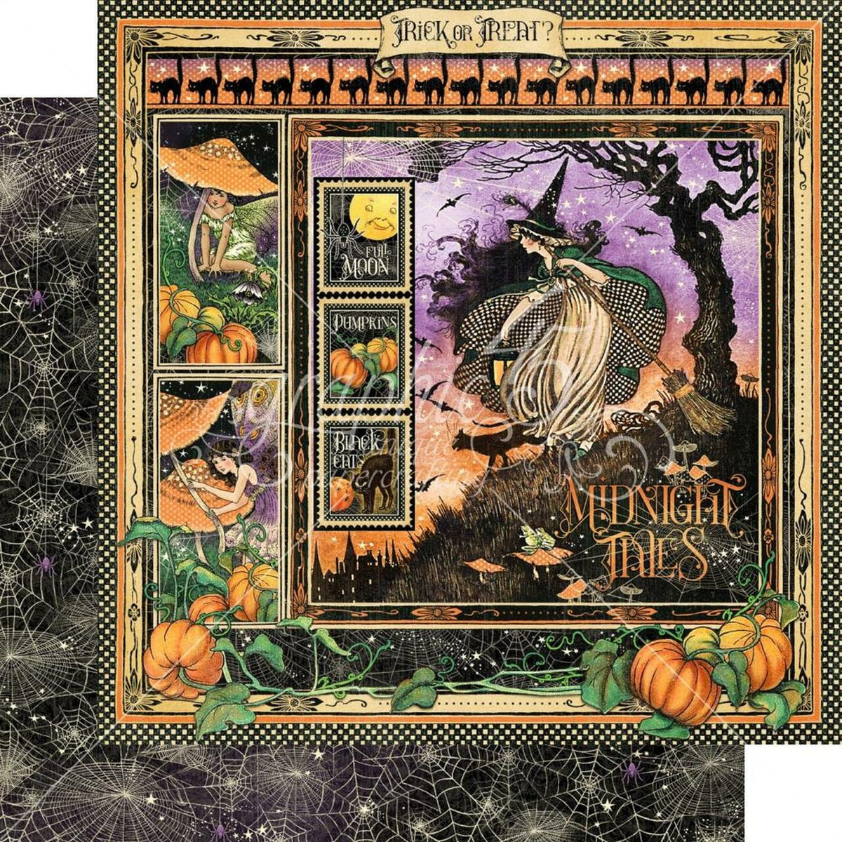 Midnight Tales Collection Double-Sided Cardstock - Midnight Tales