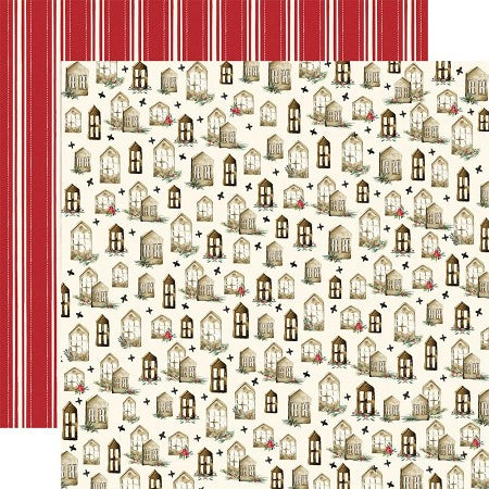 Christmas 'Wooden Windows' 12X12 Double Sided Cardstock