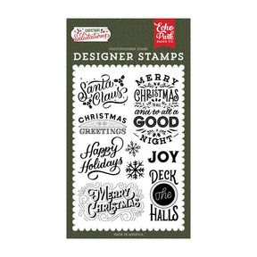 Christmas Salutations - Santa Claus Stamp Set